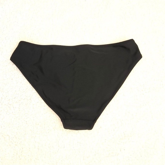 Aerie Bikini Bottoms. Size Medium. Black with detail on hips. Not high rise - Picture 3 of 4